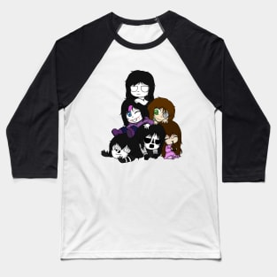 creepypasta girls team Baseball T-Shirt